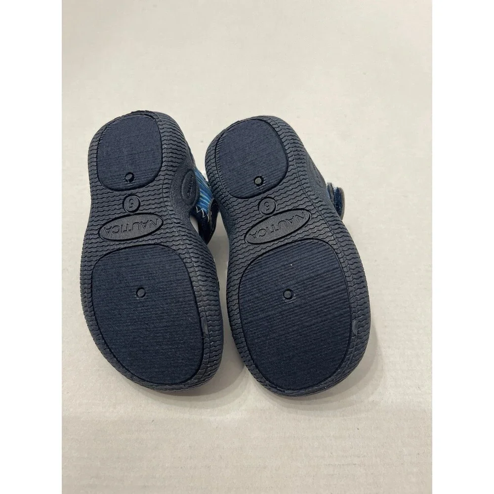Nautical Toddler Boy’s Kettle Gulf Sandals Blue/Black Size 5 New With Tags